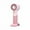 Pink, variant on Desk Fan VibHome Handheld Fans Handheld Turbo Fan USB Rechargeable Silent Student Dormitory Office Portable Wind Turbine Fan