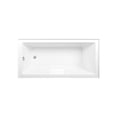 thumbnail image 4 of Aqua Eden CVTAP663222L6 66" Acrylic Rectangular 3-Wall Alcove Tub, Left Hand Drain, Glossy White/Polished Nickel, 4 of 4