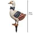 thumbnail image 2 of 4th of July Decoration Metal Yard Stake, 12" Outdoor Garden Decor Rustproof Metal Ornament for Patio Front Porch Flag Memorial Day Veterans Day Holiday Decorations, 2 of 9