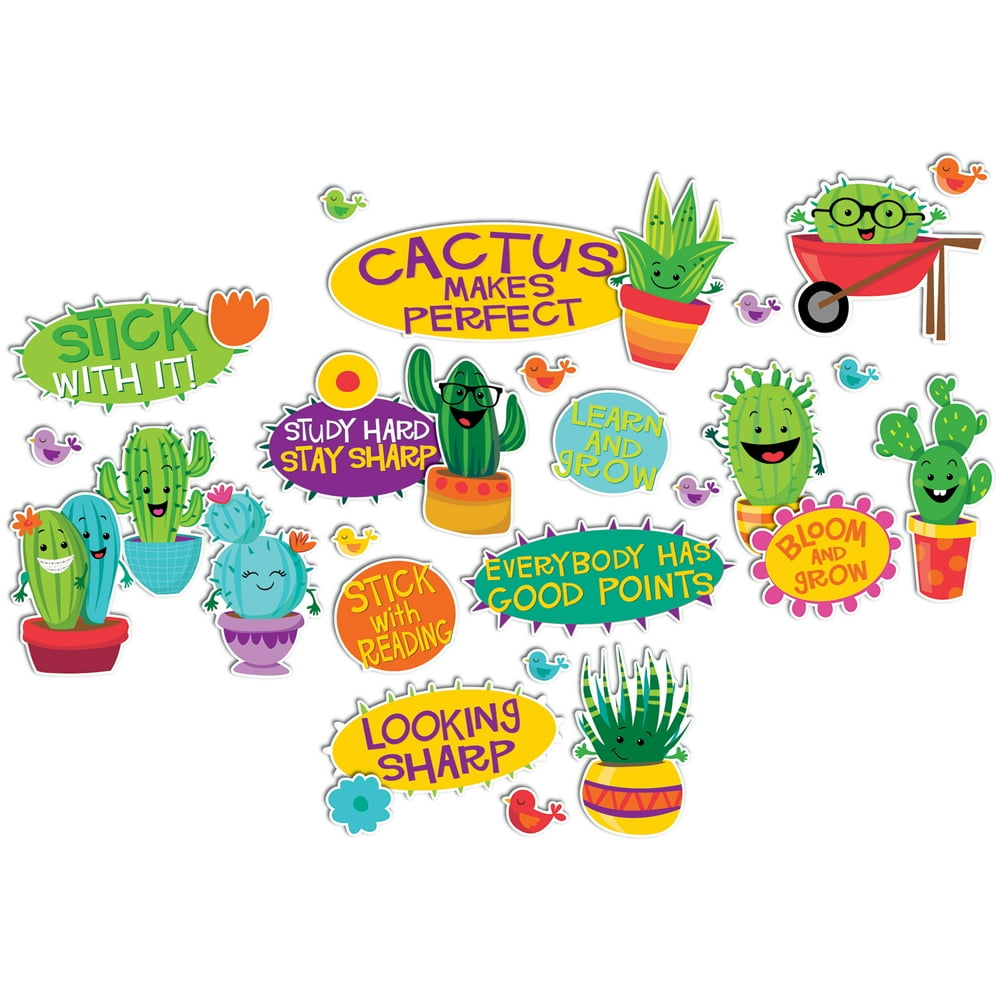 Eureka® A Sharp Bunch Encouraging/Positive Words Mini Bulletin Board Set, 30 Pieces Walmart