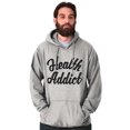 thumbnail image 5 of Health Addict Vegetarian Vegan Diet Hoodie Sweatshirt Women Men Brisco Brands M, 5 of 5