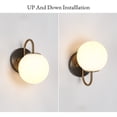 thumbnail image 6 of Aladarimostinin 5.3-in W 1 -Light Polished Gold Wall Sconce, 6 of 16