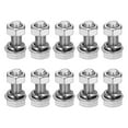 thumbnail image 1 of M6 x 16mm 304 Tornillos de cabeza hexagonal, tuercas, kit de assortimento de arandelas planas y de bloqueo, 10 juegos, 1 of 6