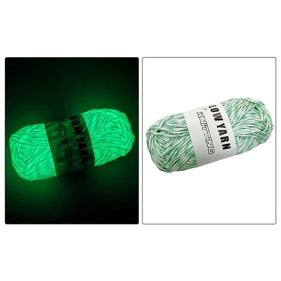 Last Chance 1X Wool,Luminous Yarn I Lake Green,Dark Yarn For Crochet 2Mm Fancy Luminous Skein 1 Piece Yard Luminous Yarn Suitable For Beginners To Knit