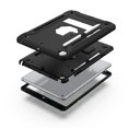 thumbnail image 3 of Allytech iPad 10.2" Case with Screen Protector Film, Heavy Duty Shockproof Kids Friendly Kicstand Full Protection Anti-scratch Back Cover Case for Apple iPad 10.2" 7th Generation, Black, 3 of 7
