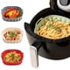 thumbnail image 2 of Cesta de silicona gruesa para freidora de aire, molde de silicona para horno, bandeja para hornear Pizza, pollo frito, molde de silicona para freidora de aire, 2 of 4