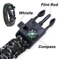 thumbnail image 4 of Multifunction Survival 550 LBS Tactical Paracord Bracelet for Outdoor Camping, 4 of 6