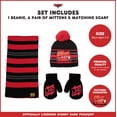thumbnail image 3 of Disney Toddler Winter, Kids Gloves or Toddlers Mittens, Matching Scraf, Lightning McQueen Baby Beanie for Boy Ages 2-4, 3 of 5