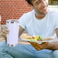 thumbnail image 5 of Termo de coche de 600ml con tapa, termo de acero inoxidable, termo de doble capa, 5 of 5