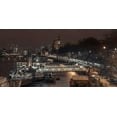 thumbnail image 2 of Frank, Assaf 14x9 White Modern Wood Framed Museum Art Print Titled - Evening view of London city, FTBR-1831, 2 of 4