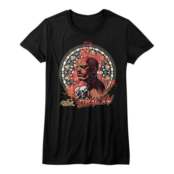 Street Fighter Dhalsim Black Junior Women's T-Shirt