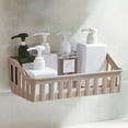 thumbnail image 2 of Viflosae Corner Shelves Wall Mounted Small Wall Shelf Bathroom Shelf No Punch Bathroom Shower Hanging Shelf Shampoo Hanging Basket Shower Toilet Storage, 2 of 7