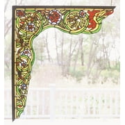 22 Inch W X 23.5 Inch H Serpent Left Corner Bracket Window