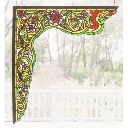 22 Inch W X 23.5 Inch H Serpent Left Corner Bracket Window