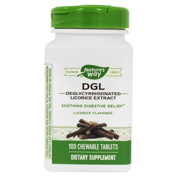 Nature's Way DGL Deglycyrrhizinated Licorice Extract Soothing