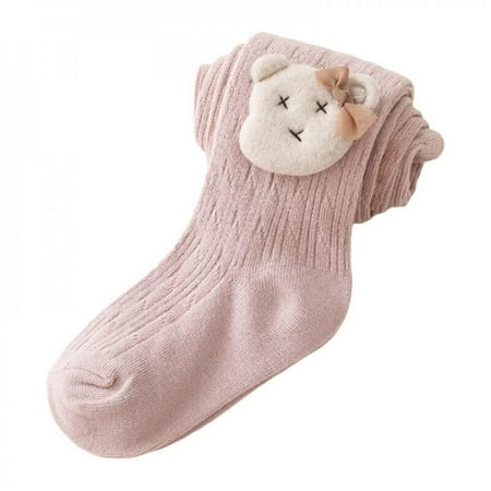 

Patgoal Spring Autumn Infant Baby Girls Tights Children s Pantyhose Twill Twist Cartoon Bear Girls Bottoming Socks & Leggings