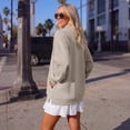 thumbnail image 3 of SUNBS Oversize Sweatshirts for Women Long Sleeve shirts Cowl Neck Drop Shoulder Pullover Tops Casual, 3 of 8