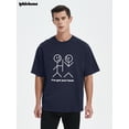 thumbnail image 3 of I've Got Your Back Stick Figure Graphic Friendship Tshirt Gift For Christmas Birthday Anniversary Funny T Shirts For Men, 3 of 9