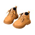 thumbnail image 4 of LvhaoGJOB Kids' Ankle Boots - Lace-Up Design, Side Zipper & Thick Platform Sole, 4 of 9