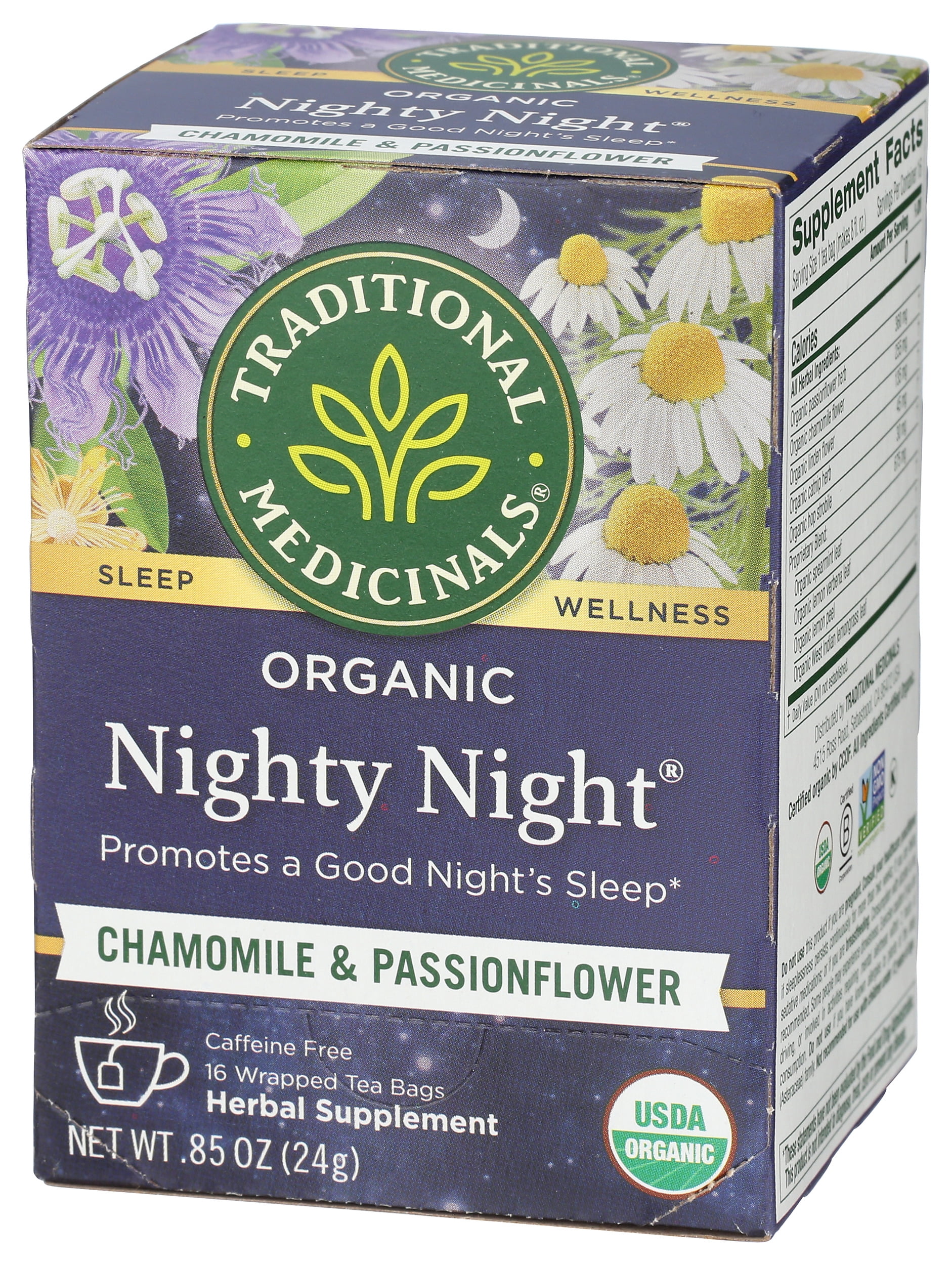 Pack of 6, Traditional Medicinals Nighty Night® Chamomile