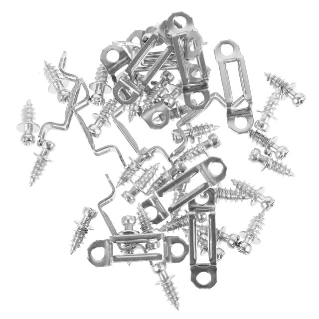 OULII 50Pcs Stainless Steel Invisible Furniture Fastener Sectional Furniture Connectors for Furniture Assembly