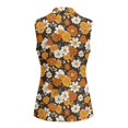 thumbnail image 3 of Uorisanigo Floral Print Women's Vest Suit Button Down with Pockets Waistcoat Vest for Women Size L Loose Sleeveless Vests Blazer Casual, 3 of 7