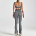 thumbnail image 4 of SRZYMJ Women's Sleeveless Jumpsuit for Yoga Fitness and Casual Wear with Flare Leg Design in Versatile Plus Size Romper, 4 of 5