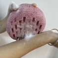 thumbnail image 3 of Trianu Bath Sponge, Sponge Loofah Body Scrubber, Shower Pouf Cleaning Loofahs Sponge, Shower Use Sponge, 2Pcs, Gray & Brown, 3 of 6