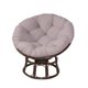 thumbnail image 2 of Muyoka Cojín para silla colgante, cómodo cojín de asiento redondo, funda de hamaca transpirable con diseño de cremallera, alfombrilla de algodón para jardín y Patio Muyoka Hogar, 2 of 7