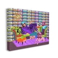 thumbnail image 3 of Stupell Industries Pop Style Bold Pattern Elton Dog Patchwork Couch , 20 x 16, Design by Lynnda Rakos, 3 of 5
