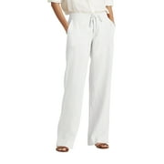 Ma Croix Womens Premium Soft Linen Pants Relaxed Fit Comfort Wear for Daily Styling