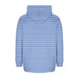 thumbnail image 4 of Lmnyox Striped Zip Up Hoodies for Women Long Sleeve Drawstring Sweatshirt Jacket Casual Hooded Jacket with Pocket, 4 of 7