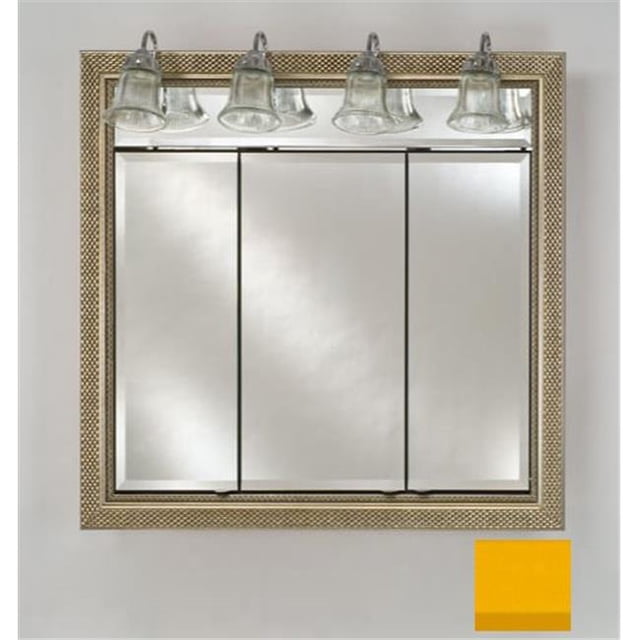 TD-LT4740RCOLYL 47 Po.x 40 Po. Porte Triple Intégrale Éclairée - Colorgrain Jaune