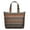 Artistic, variant on Geometric Vintage Weekender Duffel for Women, Bohemian Antique Style Travel Bag with Worn-Out Effect, Lightweight Tote for Daily Use and Getaways