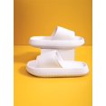thumbnail image 3 of Men Cut Out Single Band Slides Non-slip Quick Drying Soft Sole Bathroom Slippers, 3 of 4
