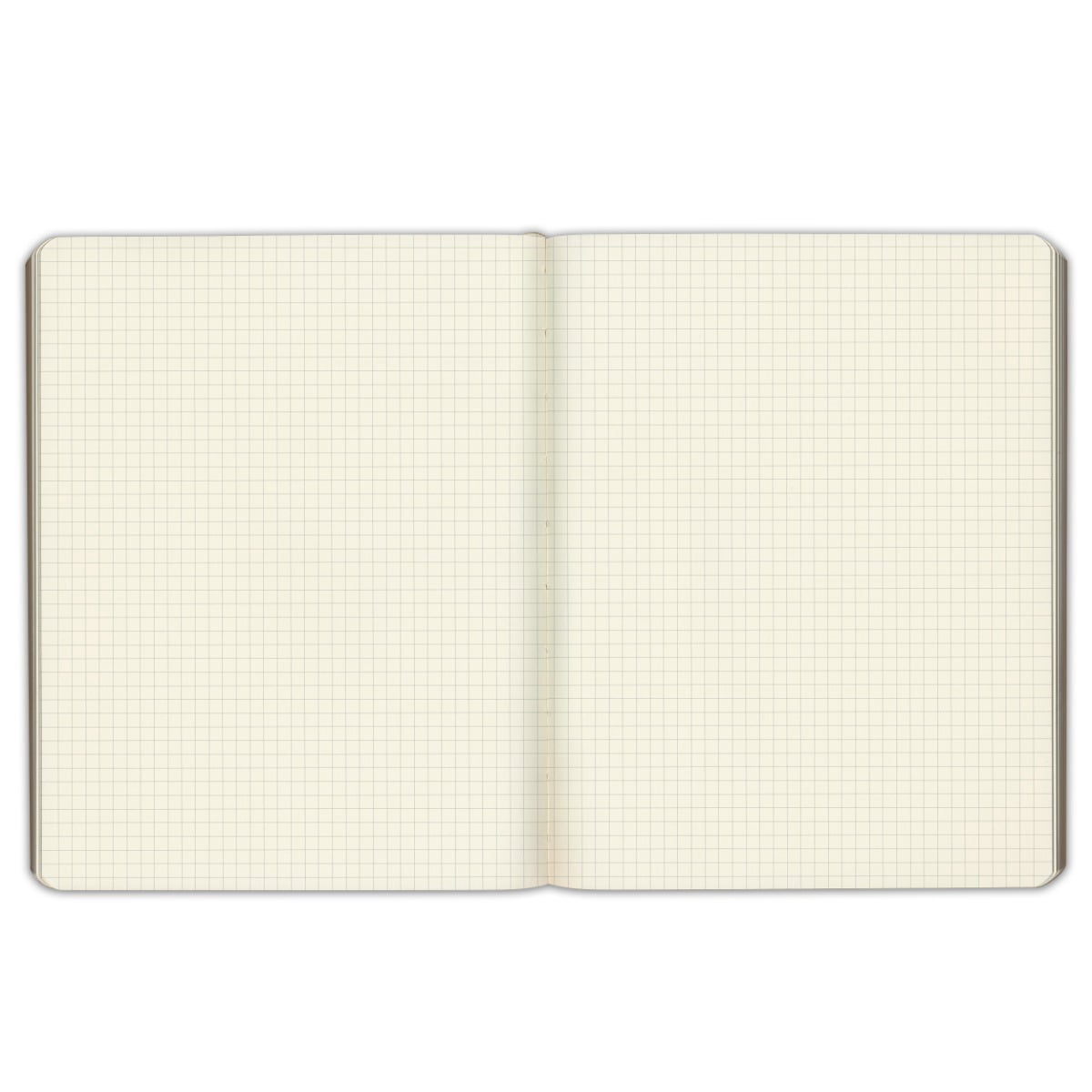 Gallery Leather Large Grid Journal - Acadia Black - 9.75"x7.5"
