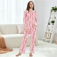 thumbnail image 6 of joogoo Pajamas Set for Women Seahorse Cartoon Long Sleeve Pjs Loungewear XXL, 6 of 7