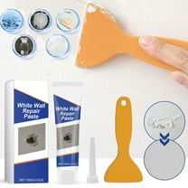 Sltwyw White Wall Repair Putty - Quick-Drying Spackling Compound for Drywall Cracks, Nail Holes & Mildew Stain Restoration
