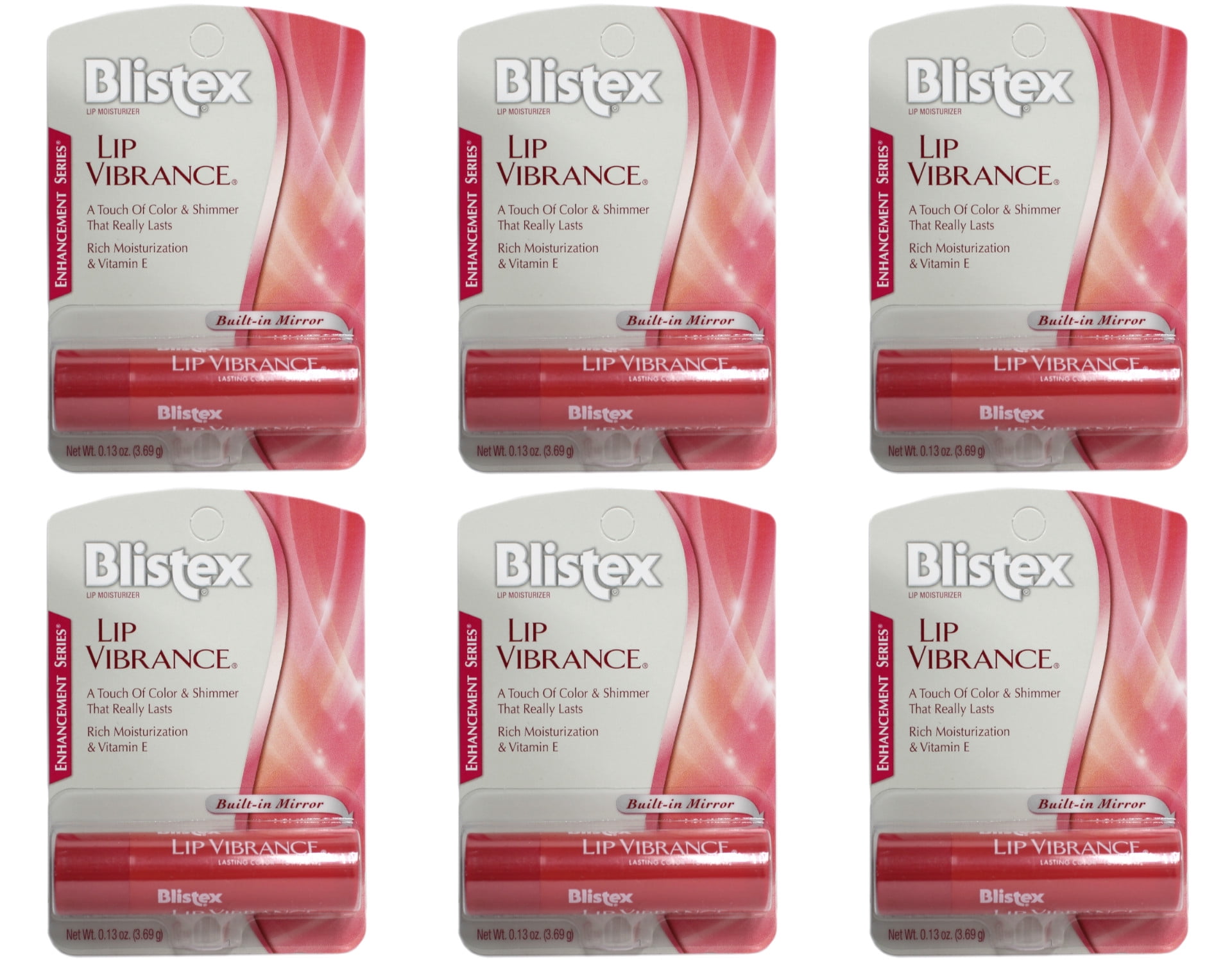 6 Pack - Blistex Lip Vibrance, Lip Protectant, 0.13 oz Each