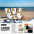 thumbnail image 5 of Xecao German Shepherd Dog for versatile beach bag for women includes zipper pockets and waterproof material, ideal for vacations and adventures., 5 of 7