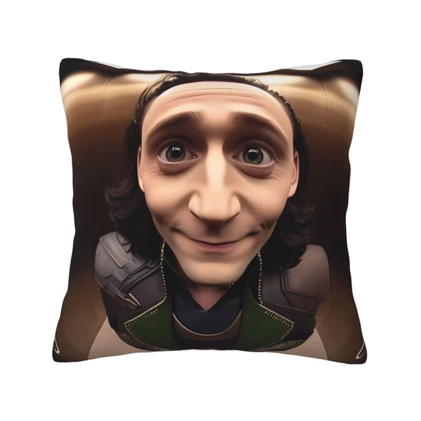 Fundas de almohada de terciopelo de Tom Hiddleston, fundas de almohada decorativas suaves y acogedoras con cremallera oculta para dormitorio, sofá, sillón, funda de almohada de terciopelo