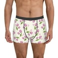 thumbnail image 7 of Disketp Tulips Flowers Men's Boxer Briefs,Soft and Breathable Cotton Underwear with ComfortFlex Waistband, 7 of 7