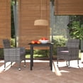 thumbnail image 5 of vidaXL Patio Dining Set Outdoor Dining Set Table and Chair Set Poly Rattan, 5 of 162