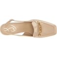 thumbnail image 5 of Sam Edelman Teana Chai Latte Slingback Squared Toe Block Heeled Classic Pumps (Chai Latte, 5), 5 of 6
