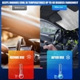 thumbnail image 4 of Muyoka Atopoler - Parasol para coche de 55,1 x 27,6 pulgadas para parabrisas delantero, pantalla de ventana de coche de temperatura más baja, crea un espacio de privacidad para coches, camiones, SUV Muyoka Hogar, 4 of 7