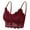 Red, variant on TOWED22 Wireless Bras For Women,Women's Push Up Bra Racerback Front Closure Bras Plunge Underwire Tshirt Padded Lace,White