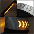 thumbnail image 3 of DNA Motoring MIRROR-HAY-015-CH For 2018-2022 Harvester MV MV607 RH613 Chrome Amber Chasing LED Arrow-Chevron Manual Pair Hood Mirrors, 3 of 7