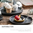 thumbnail image 2 of QUMONIN Ceramic Cake Plate with Dome Round Cake Stand Serving Platter, 2 of 8