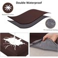 thumbnail image 3 of Waterproof Dining Bench Cover, Removable Bench Slipcover Washable Bench Seat Protector Cover for Living Room, Bedroom, Kitchen (Chocolate), 3 of 8