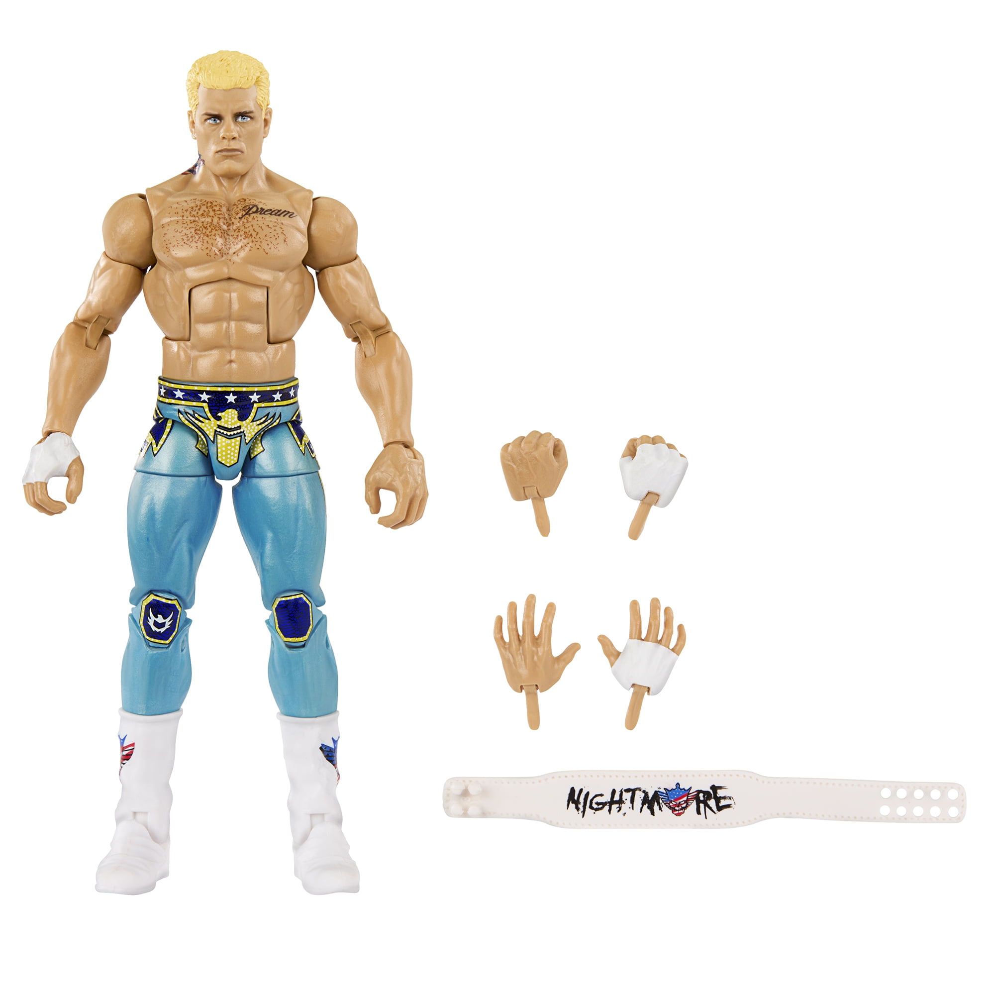 期間限定特別価格 Mattel Cody Elite WWE - Figure Action Blue Metallic Rhodes スポーツ